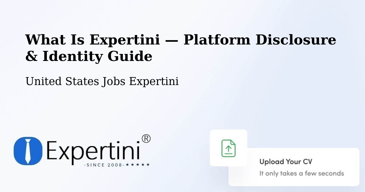 What Is Expertini — Platform Disclosure & Identity Guide – Bourne